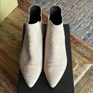 Cole Haan Cream Ankle Booties